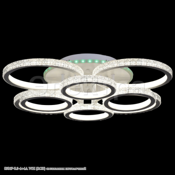 Светодиодная люстра 05867-0.3-4+4A WH (RGB) светильник потолочный Светодиодная люстра 05867-0.3-4+4A WH (RGB) светильник потолочный