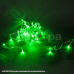 A-019 LED GN гирлянда светодиодная 5м, прозрачный провод