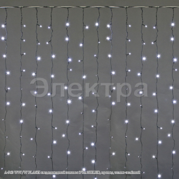 A-943 WW/W FLASH сведодиодный занавес 2*2м 300LED, провод темно-зелёный A-943 WW/W FLASH сведодиодный занавес 2*2м 300LED, провод темно-зелёный