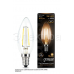 Лампа Gauss LED Filament Candle E14 5W 2700К 103801105 Лампа Gauss LED Filament Candle E14 5W 2700К 103801105