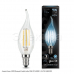 Лампа Gauss LED Filament Candle tailed E14 9W 4100K 1/10/50 104801209 Лампа Gauss LED Filament Candle tailed E14 9W 4100K 1/10/50 104801209