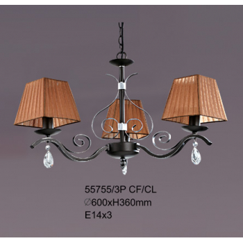 Люстра подвесная 55755/3P CF/CL
